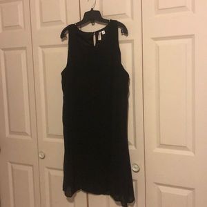 Plus size 2X Sleeveless Black Dress by TECERA